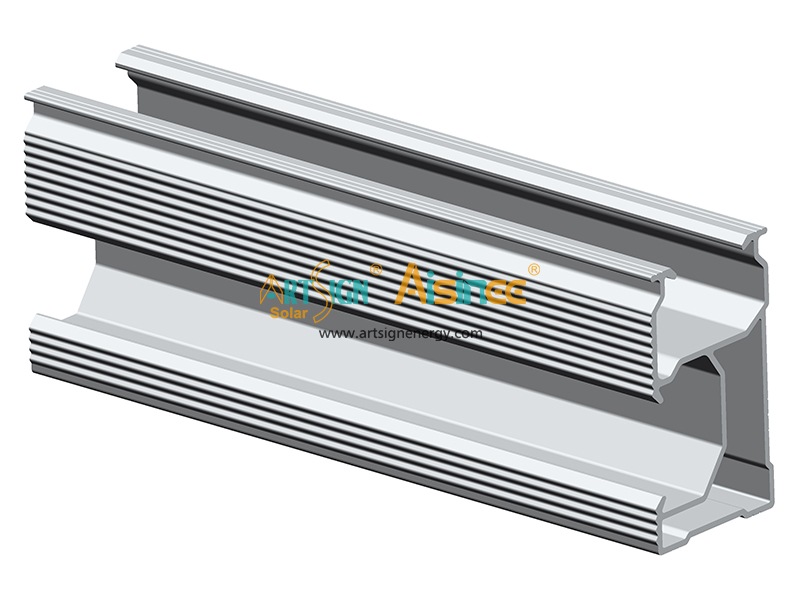 Solar panel mounting rails D rail 01B#