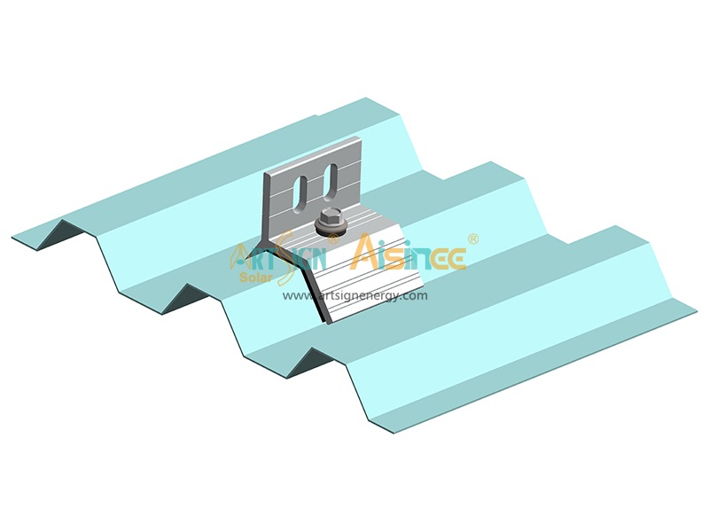 Rib clamp residential solar panel power mount solution to roof rack