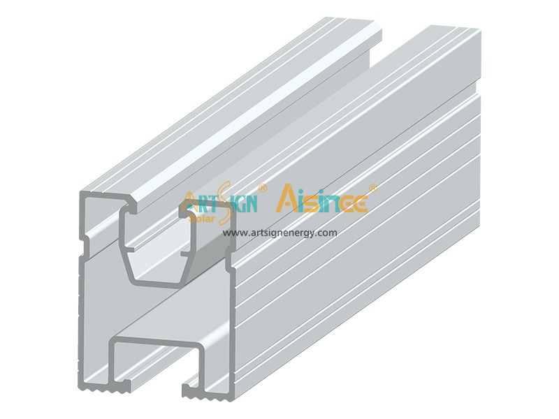 Weather-Resistant Support Aluminum Rail for Rooftop Solar Installations |ArtSign