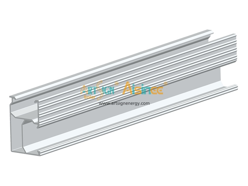 Aluminum solar panel roof mounting rails D rail 04#