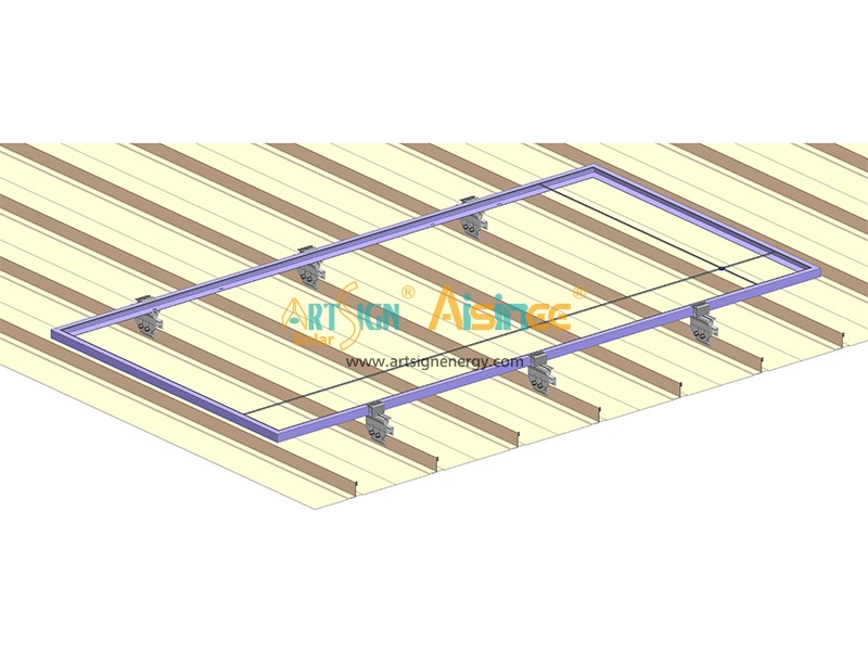 Solar PV module mounting aluminum 6005-T5 bracket with mini rail AS-N12 |Art Sign