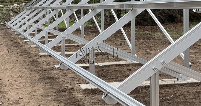 30kW Aluminum Corrosion-Resistant Solar Ground Mounting in Denmark |Art Sign