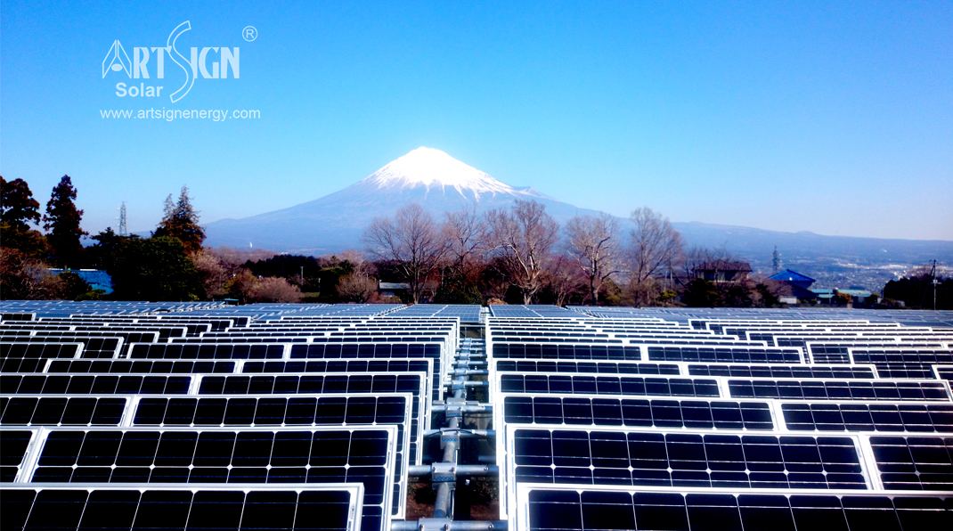 Steel Solar Agriculture/Farm Ground Mounting System in Japan