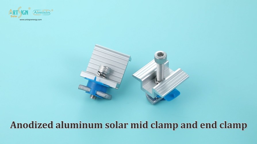 C channel solar clamp