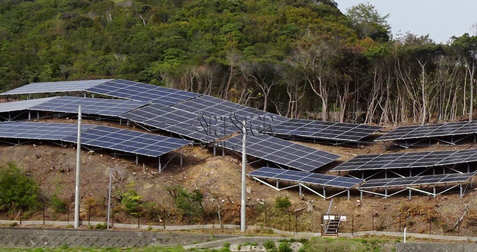12MW ZAM Coated Steel PV Ground Mounting in Japan