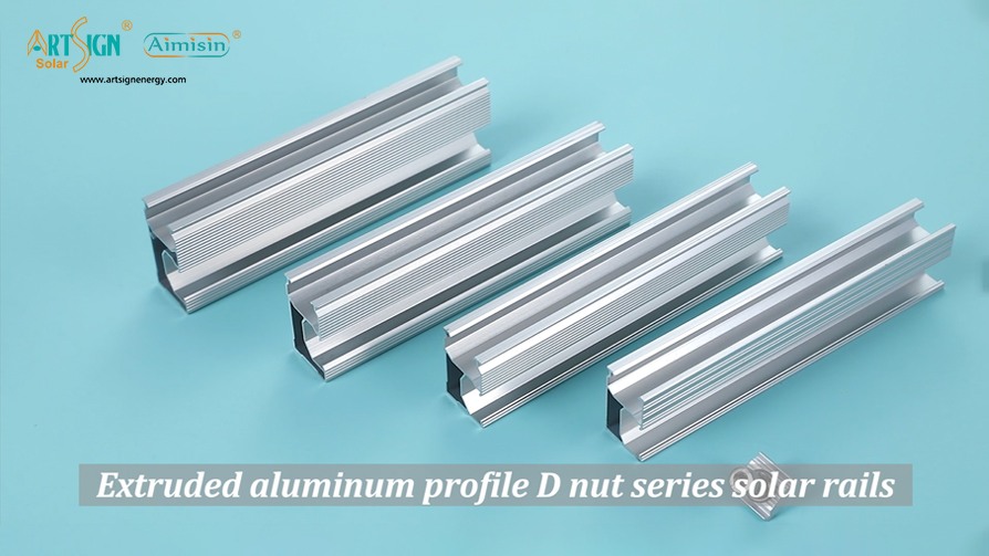 Solar Panel Mounting Rail D series Rails