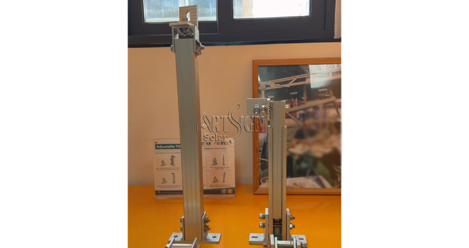 Factory Packing Inspection: Adjustable Telescopic Solar Mounting Legs