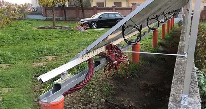 Tilt Adjustment Telescopic Ground Mounts in Romania |Art Sign