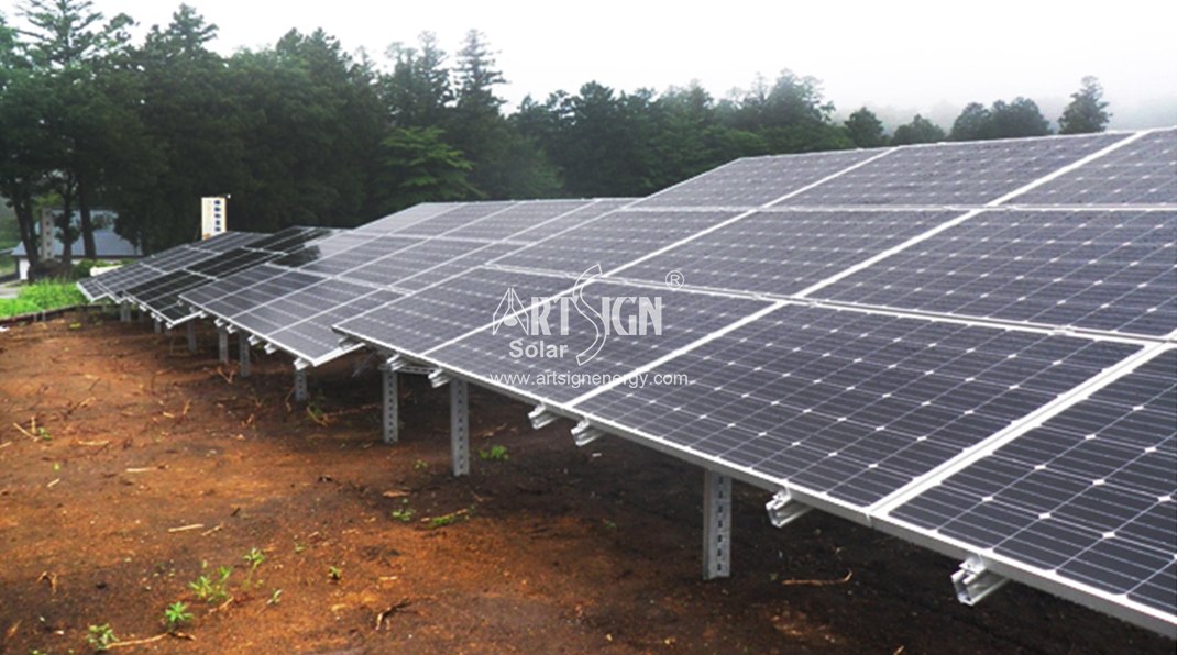 Steel Solar Mounting Support of Jinwan power station in Japan